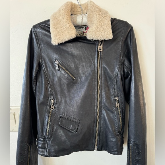 Doma leather moto jacket - Picture 5 of 9